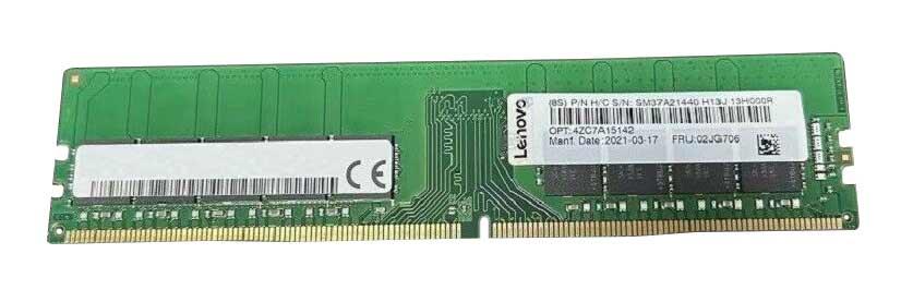 LENOVO 32GB (1*32GB) 2RX8 PC4-21300V-E DDR4-2666MHZ ECC UDIMM (02JG706) thumbnail