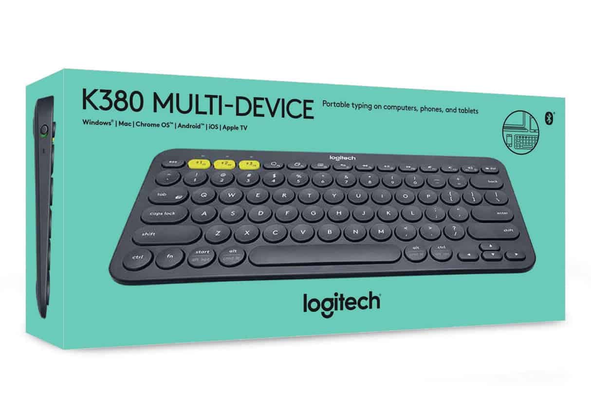 Logitech K380 Multi-Device Bluetooth Toetsenbord Donkergrijs (920-007582) thumbnail