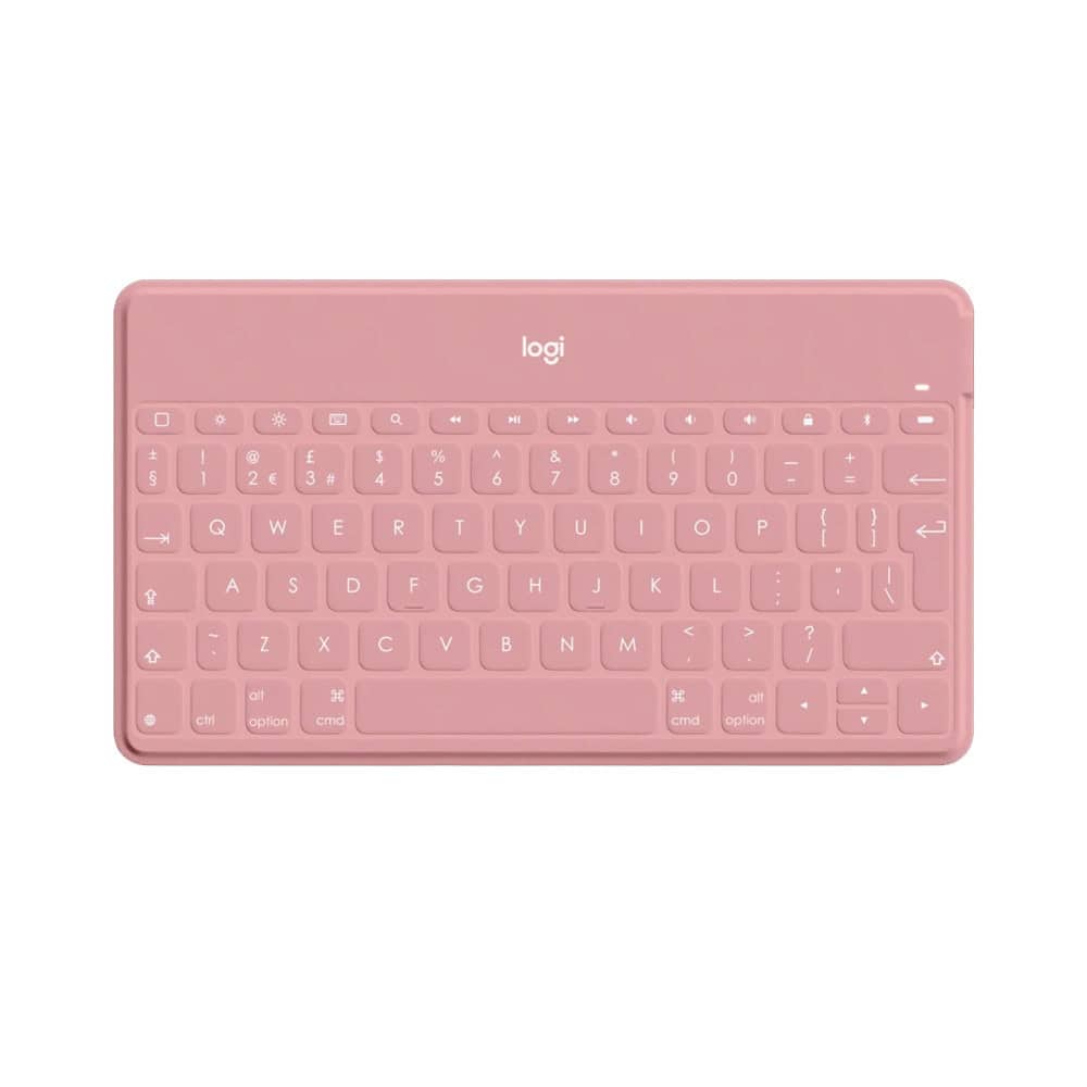 Logitech Keys-To-Go Draadloos Toetsenbord Blush Pink (UK) (920-010059) thumbnail