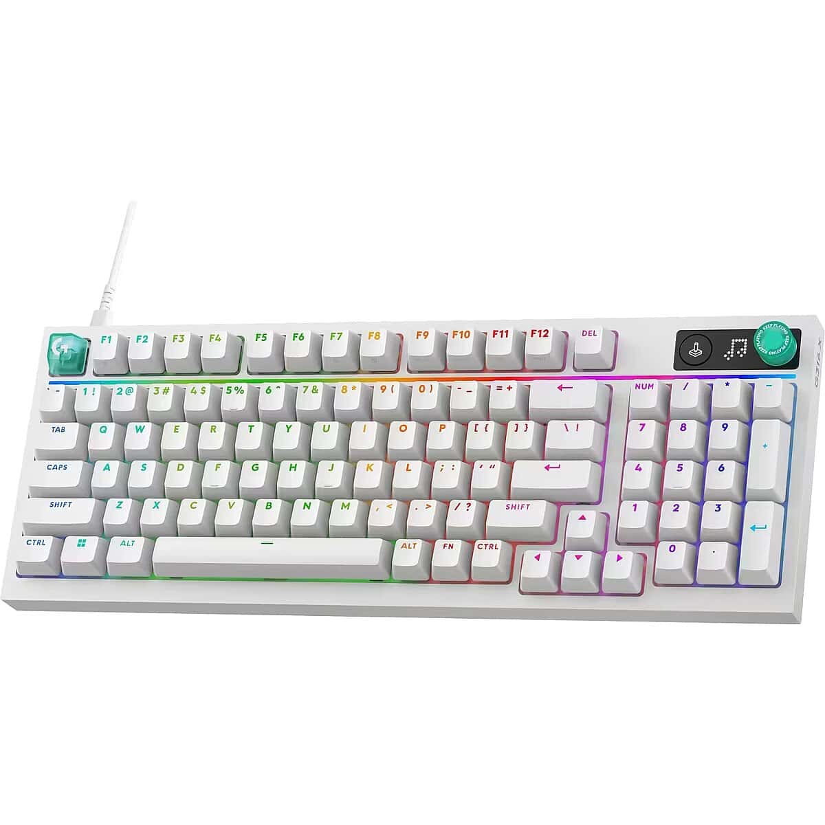 Logitech G316 Gaming Toetsenbord Wit (Duits) (920-014272) thumbnail