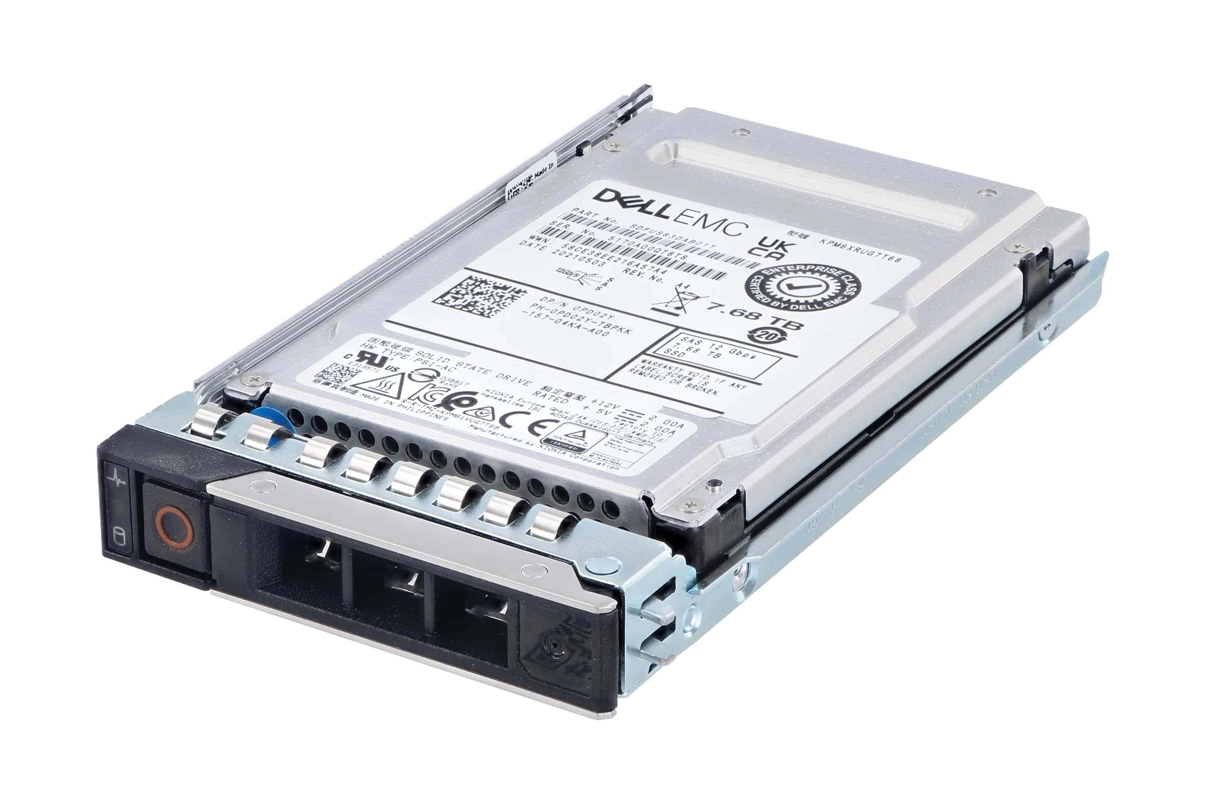 Dell 7.68TB SSD SFF SATA 6G RI (3JY18-RFB) thumbnail