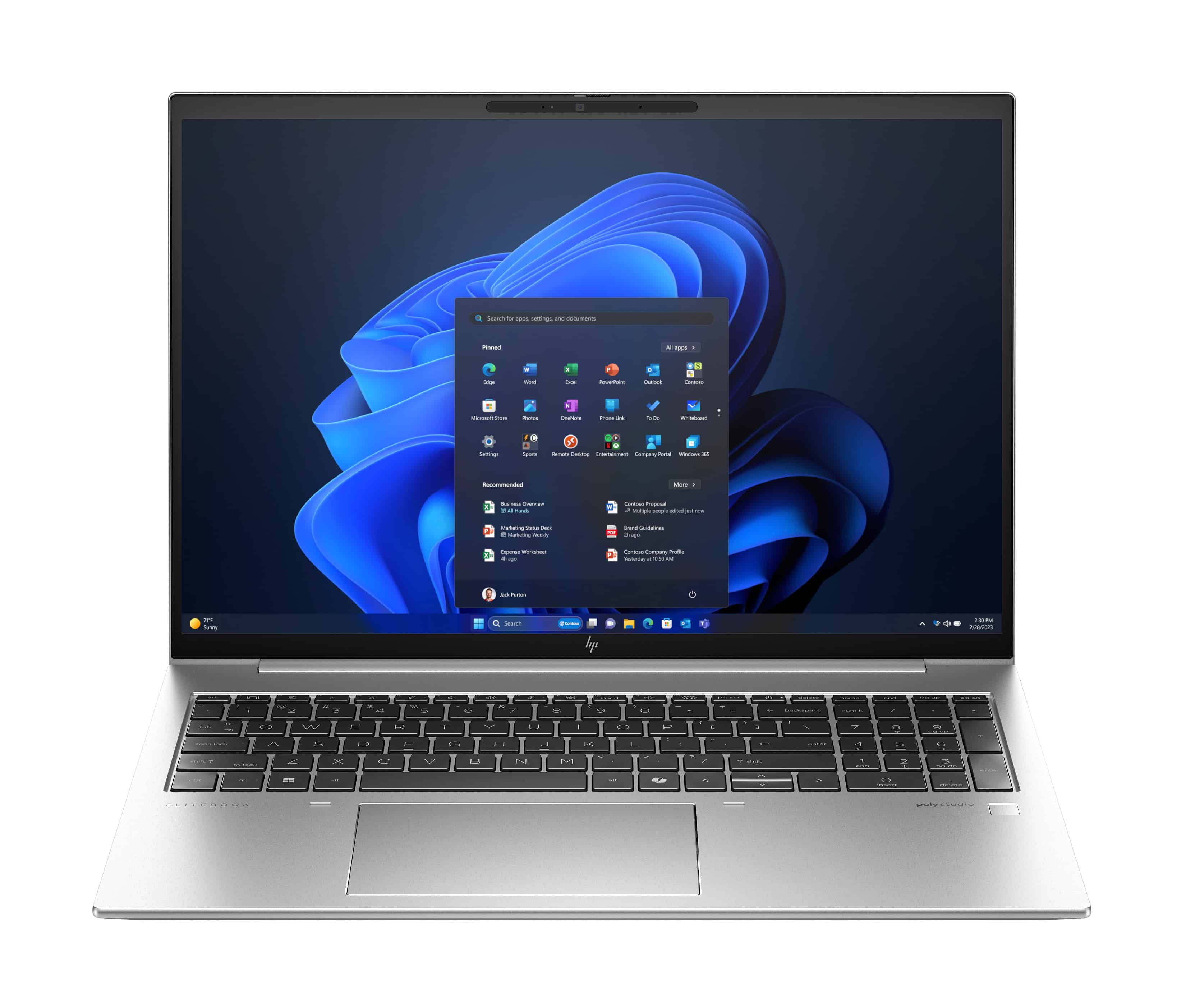 HP EliteBook 860 G11 Intel Core Ultra 7 155U Laptop 40,6 cm (16") WUXGA 16 GB DDR5-SDRAM 512 GB SSD Wi-Fi 6E (802.11ax) Windows 11 Pro AI PC Zilver (9G1C9ET#ABH) thumbnail
