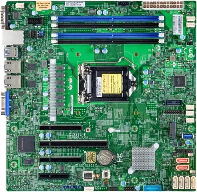 Supermicro X12STL-IF Intel LGA1200 Xeon Server Moederbord (MBD-X12STL-IF-B) thumbnail