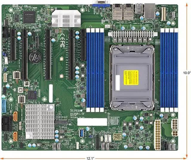 Supermicro X12STW-TF Moederbord (Bulk) (MBD-X12STW-TF-B) thumbnail