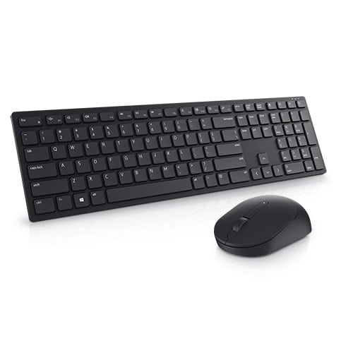 Dell Pro Draadloos Toetsenbord en Muis KM5221W Scandinavisch Zwart (3400021987051.1-2) thumbnail
