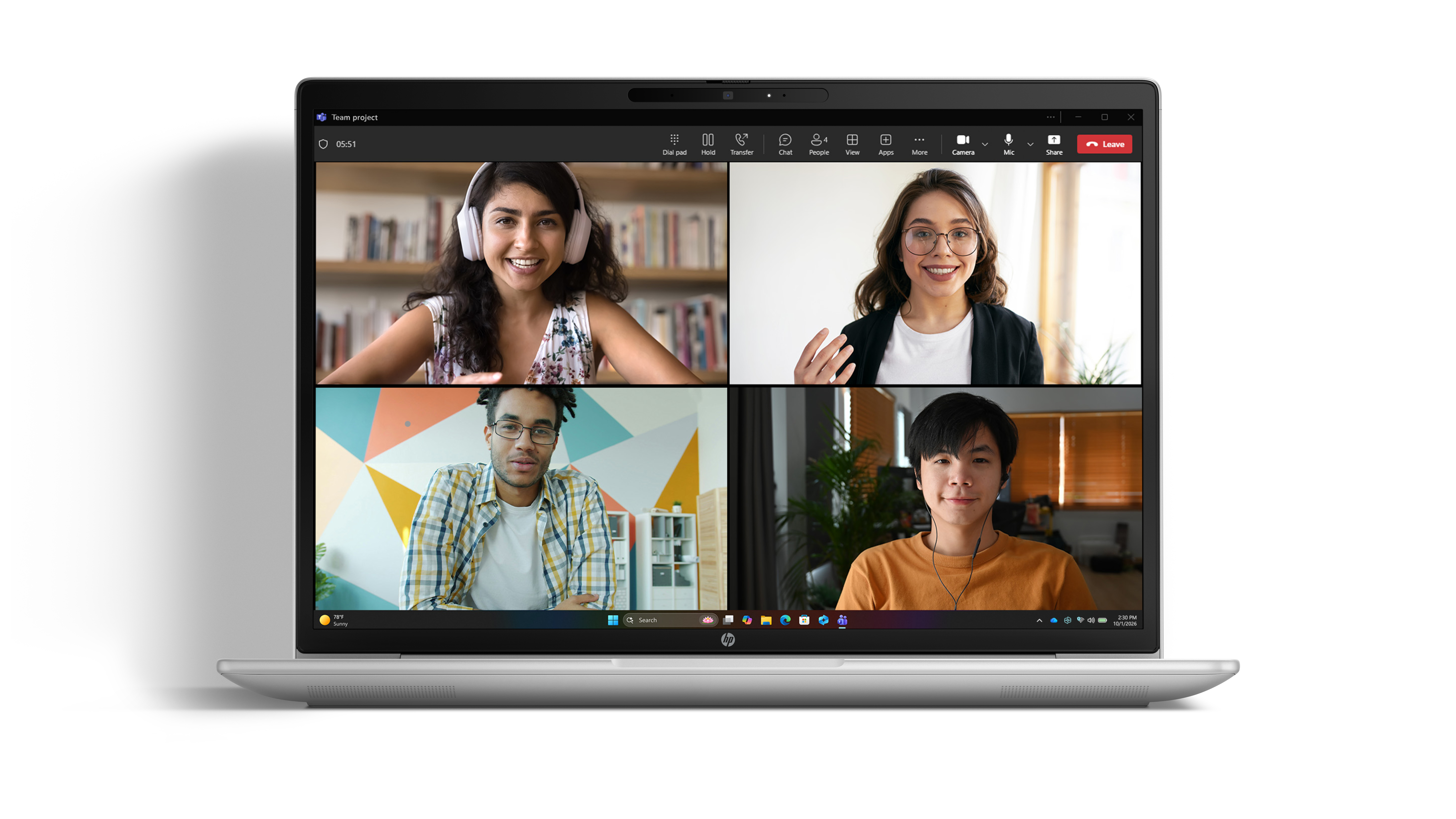 HP PB4G2i14AI 5 330 14 16GB/512 PC Intel Core 5 330- 14 WUXGA AG LEDUWVA- UMA- Webcam- 16GB DDR5- 512GB SSD- ax6G+BT- 3C Batt- FPS- W11Pro64- 1yr Wrty PB4G2i Laptop 35,6 cm (14") AI PC Zilver (DZ5F1EA#ABH) thumbnail