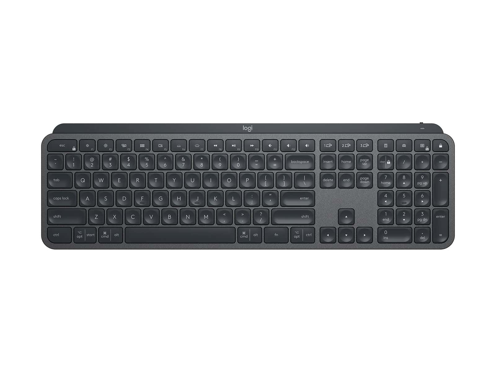 Logitech MX Keys voor Mac Draadloos Verlicht Toetsenbord Spaans (920-009842) thumbnail