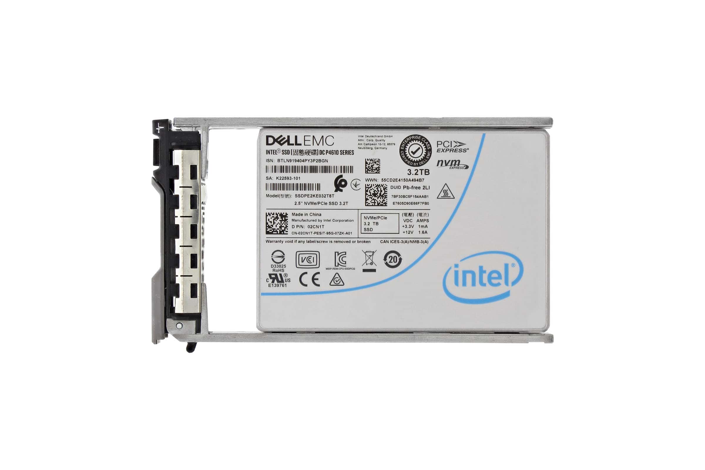 Dell 3.2TB SSD 2.5 SAS NVMe PCI-e (2CN1T-RFB) thumbnail