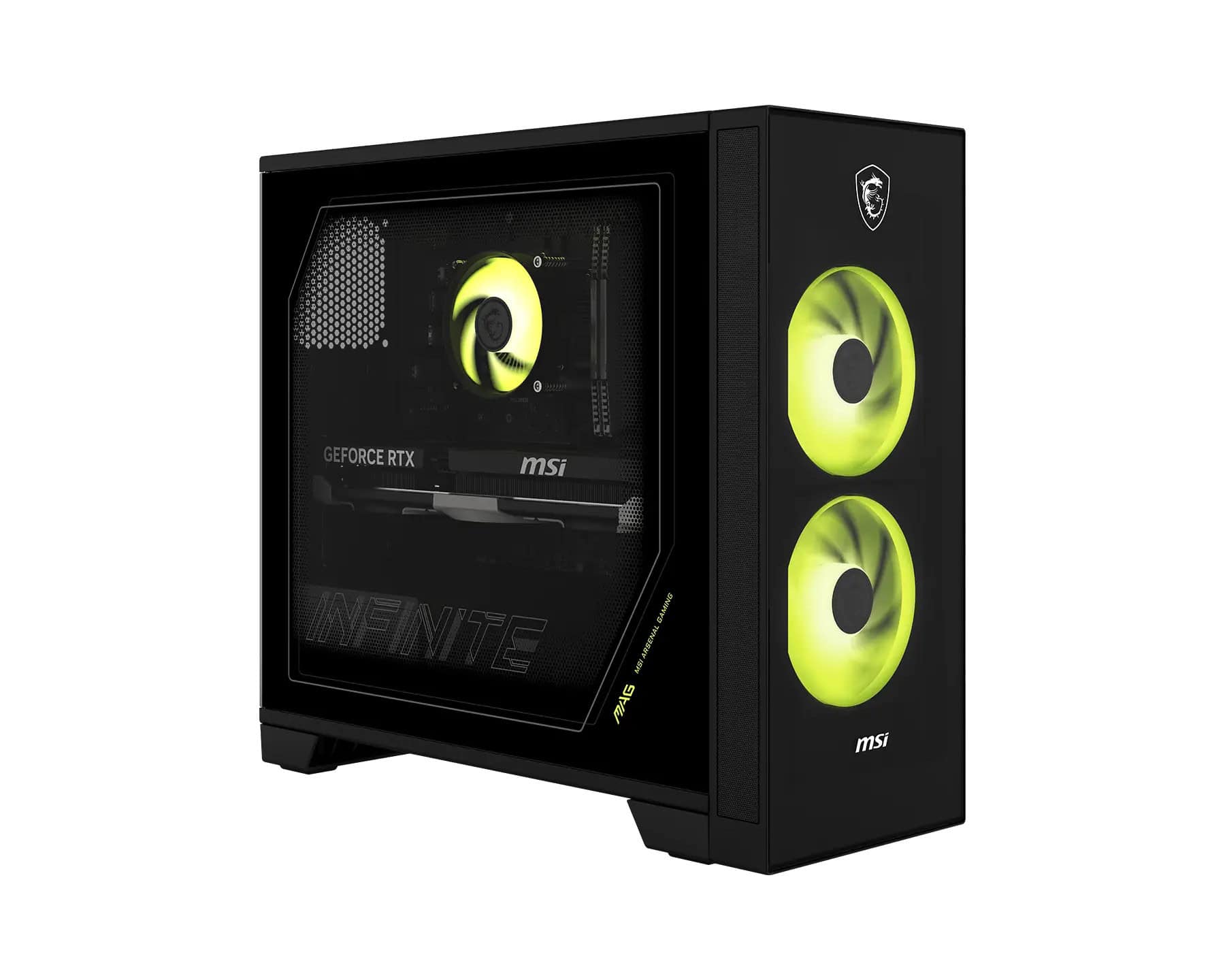 MSI MAG Infinite S AI Desktop PC Intel Core Ultra 7 265F RTX 5070 (00B94321-004) thumbnail