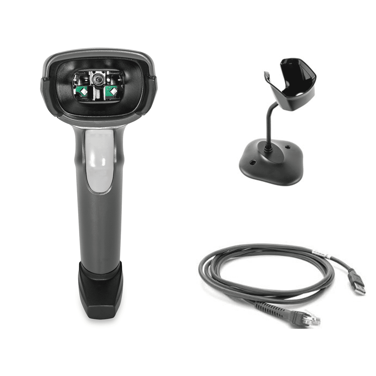Zebra DS2208-SR Handheld Scanner - USB - Stand (DS2208-SR7U2100SGW) thumbnail