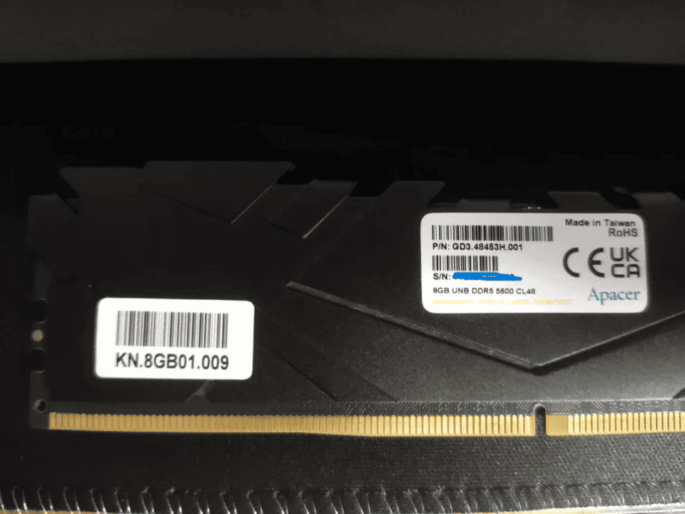 Acer SODIMM.8GB.DDR5.5600.APACER (KN.8GB01.013) thumbnail