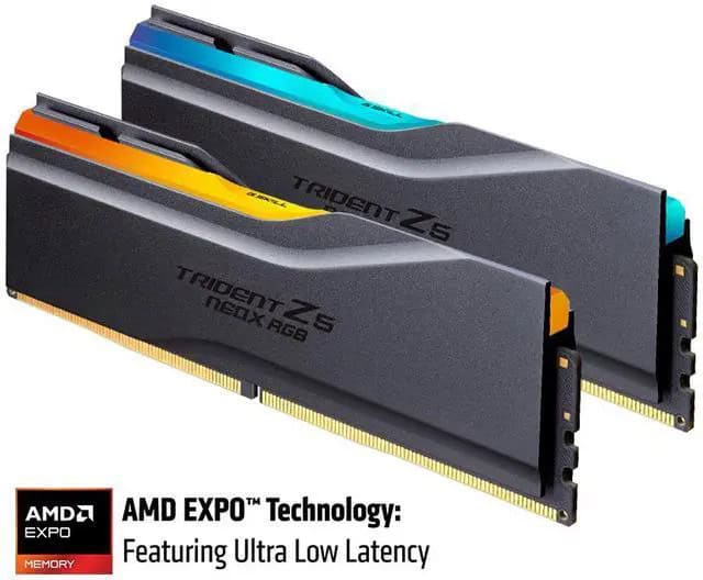 G.Skill DDR5 32GB PC 6000 CL28 G.Skill KIT (2x16GB) 32-TZ5NXRK RGB (F5-6000A2836G16GX2-TZ5NXRK) thumbnail