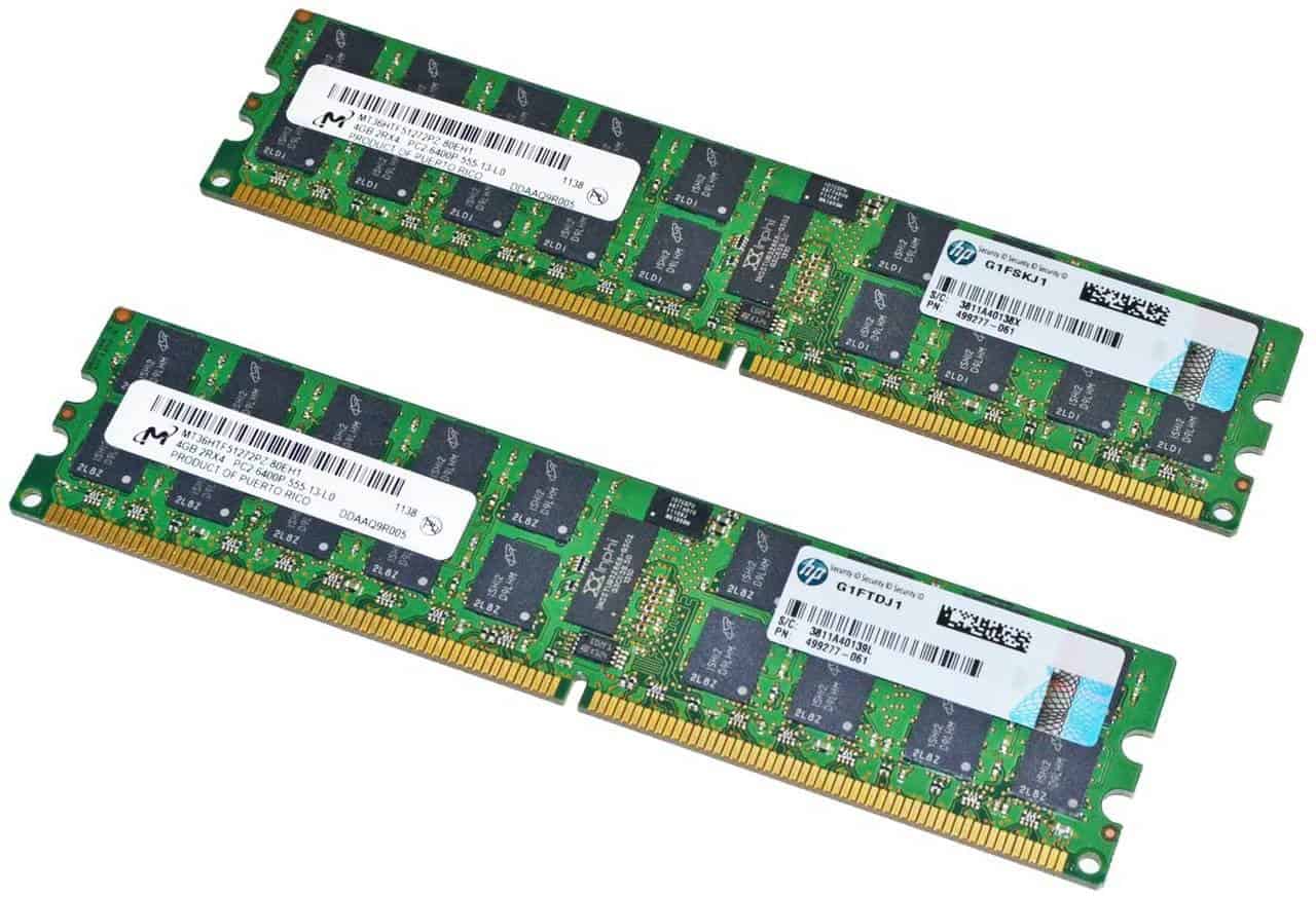 HP Memory 8GB ( 2 X 4GB ) (497767-B21-RFB) thumbnail