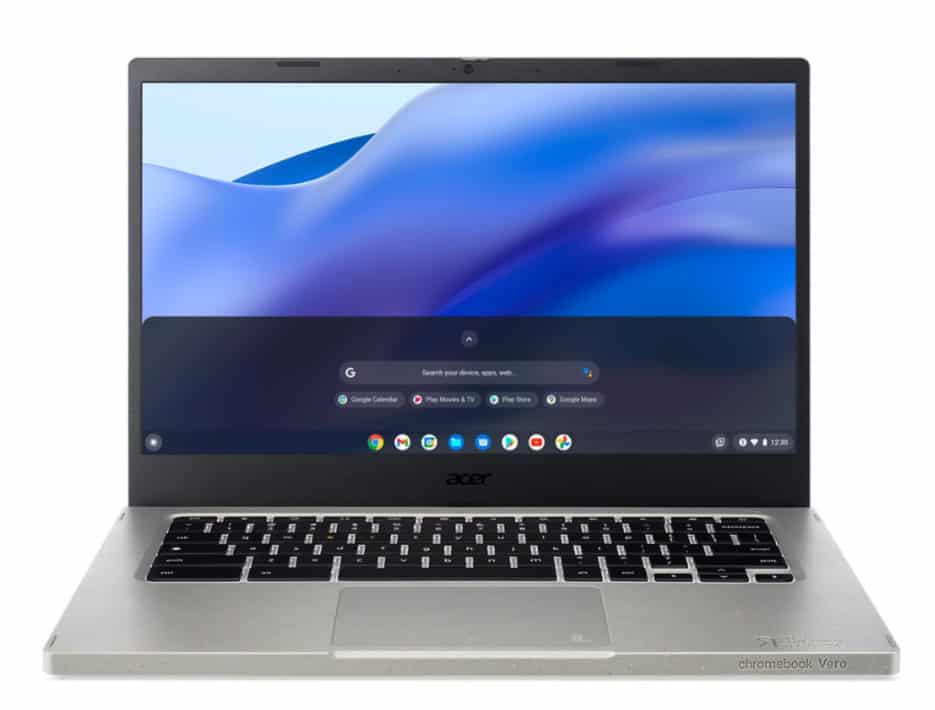 Acer Chromebook Vero 514 CBV514-1H-32HZ Intel® Core™ i3 i3-1215U 35,6 cm (14") Full HD 8 GB LPDDR4x-SDRAM 128 GB SSD Wi-Fi 6 (802.11ax) ChromeOS Grijs (NX.KAJEH.005) thumbnail