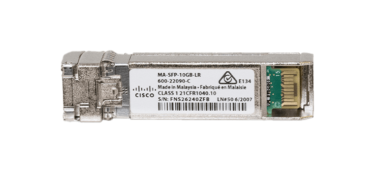 Cisco 0Gb-Lr Network Transceiver (MA-SFP-10GB-LR-RFB) thumbnail