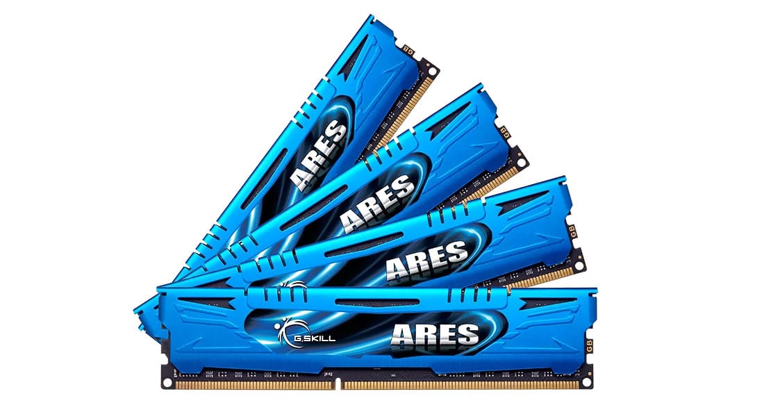 G.Skill ARES - 32GB: 4x8GB - DDR3 - 24 (F3-2400C11Q-32GAB) thumbnail