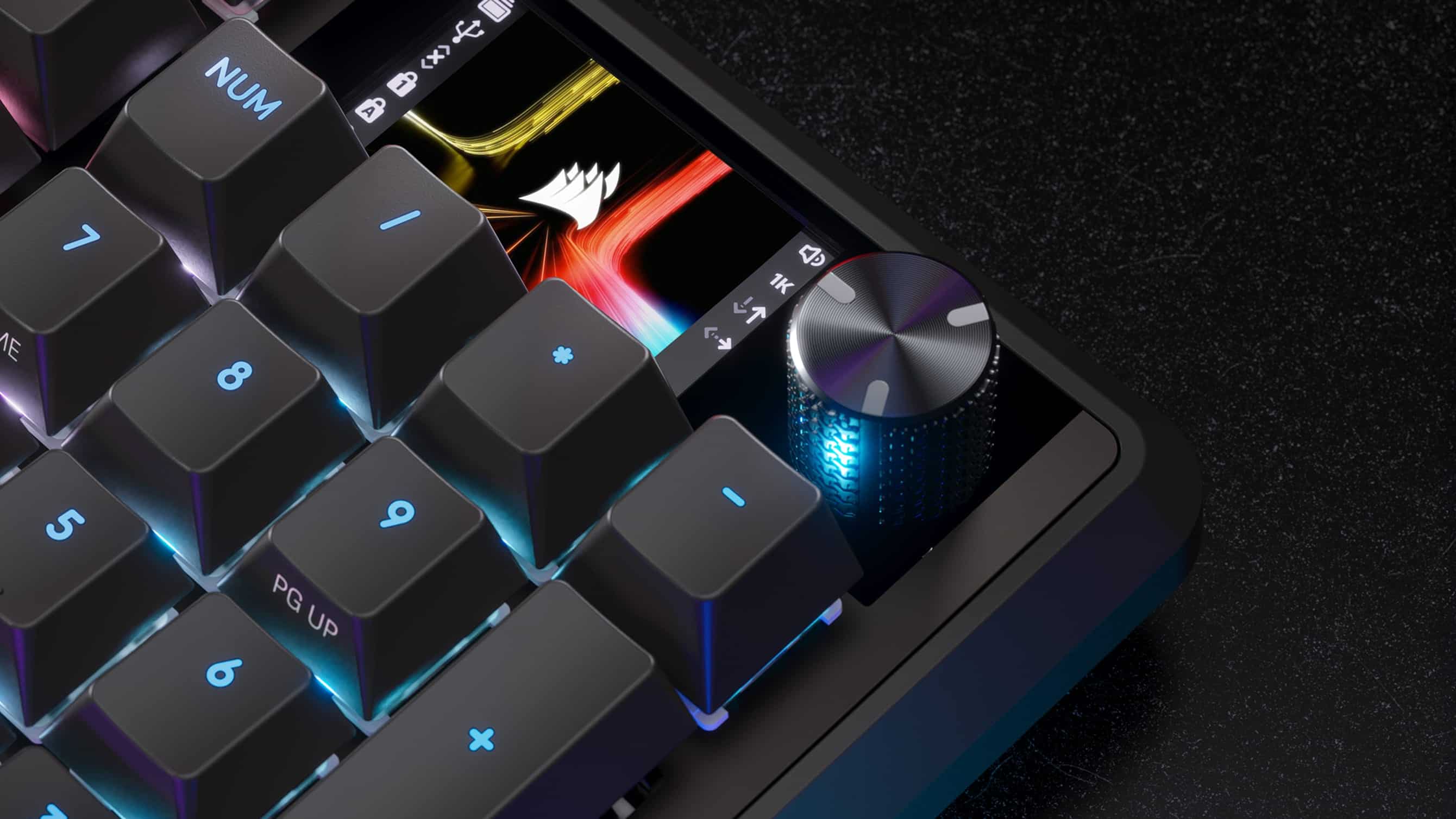 Corsair Gaming Toetsenbord USB QWERTY US English Zwart (CH-91E911G-NA) thumbnail