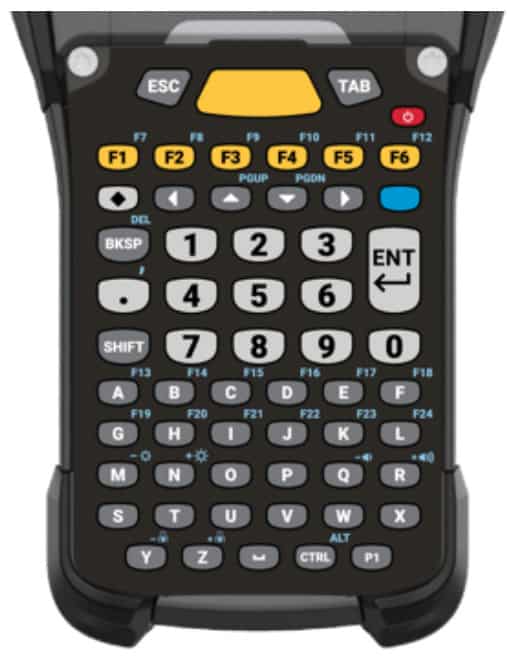 Zebra KYPD-MC9358ANR-01 toetsenbord voor mobiel apparaat Alfanumeriek Engels Zwart, Grijs (KYPD-MC9358ANR-10) thumbnail
