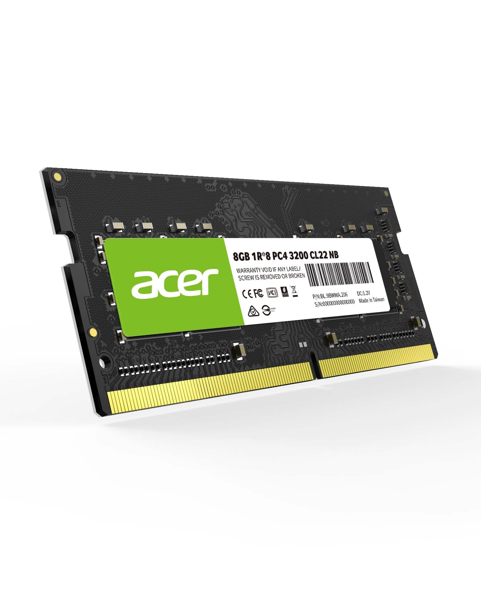 Acer SODIMM.8GB.DDR4.3200MHZ (KN.8GB00.064) thumbnail