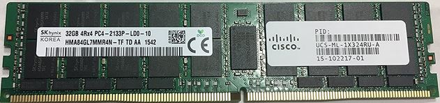 CISCO 64GB (1*64GB) 4RX4 PC4-19200T-L DDR4-2400MHZ LRDIMM (UCS-ML-1X644RU-G) thumbnail