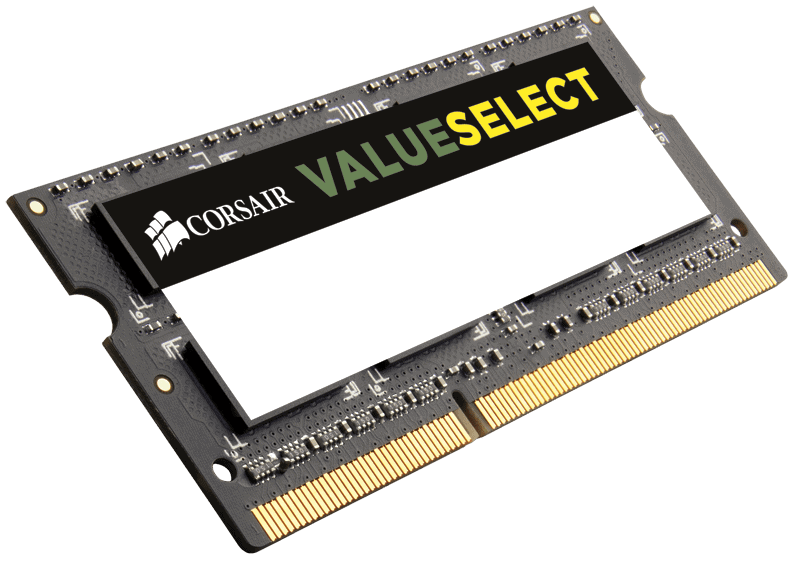 CORSAIR RAM Value Select - 4 GB - DDR3 1333 SO-DIMM CL9 (CMSO4GX3M1A1333C9) thumbnail