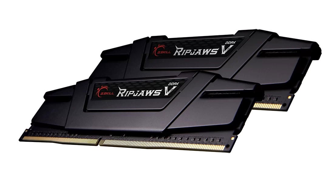 G.Skill RAM Ripjaws V - 32 GB (2 x 16 GB Kit) - DDR4 3200 DIMM CL14 (F4-3200C14D-32GVK) thumbnail