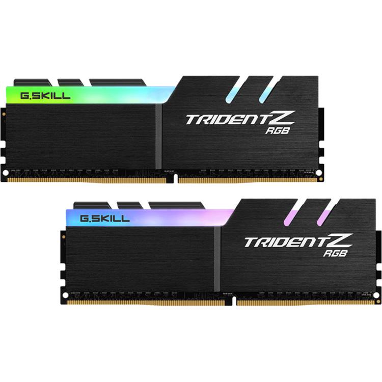G.SKILL RAM TridentZ RGB Series - 32 GB (2 x 16 GB Kit) - DDR4 3600 UDIMM CL14 (F4-3600C14D-32GTZR) thumbnail