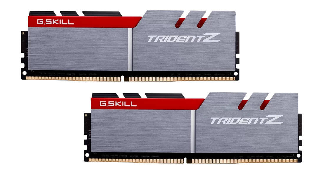 G.Skill RAM TridentZ Series - 32 GB (2 x 16 GB Kit) - DDR4 3600 UDIMM CL17 (F4-3600C17D-32GTZ) thumbnail