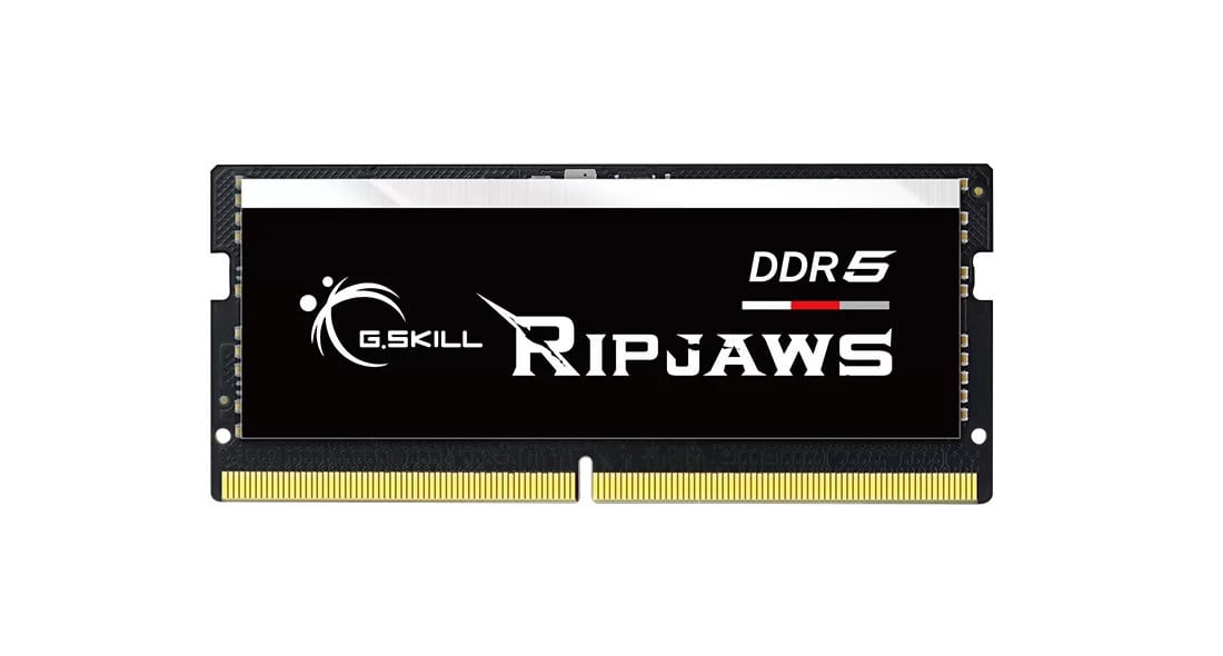 G.Skill RAM Ripjaws - 16 GB - DDR5 4800 SO-DIMM CL38 (F5-4800S3838A16GX1-RS) thumbnail