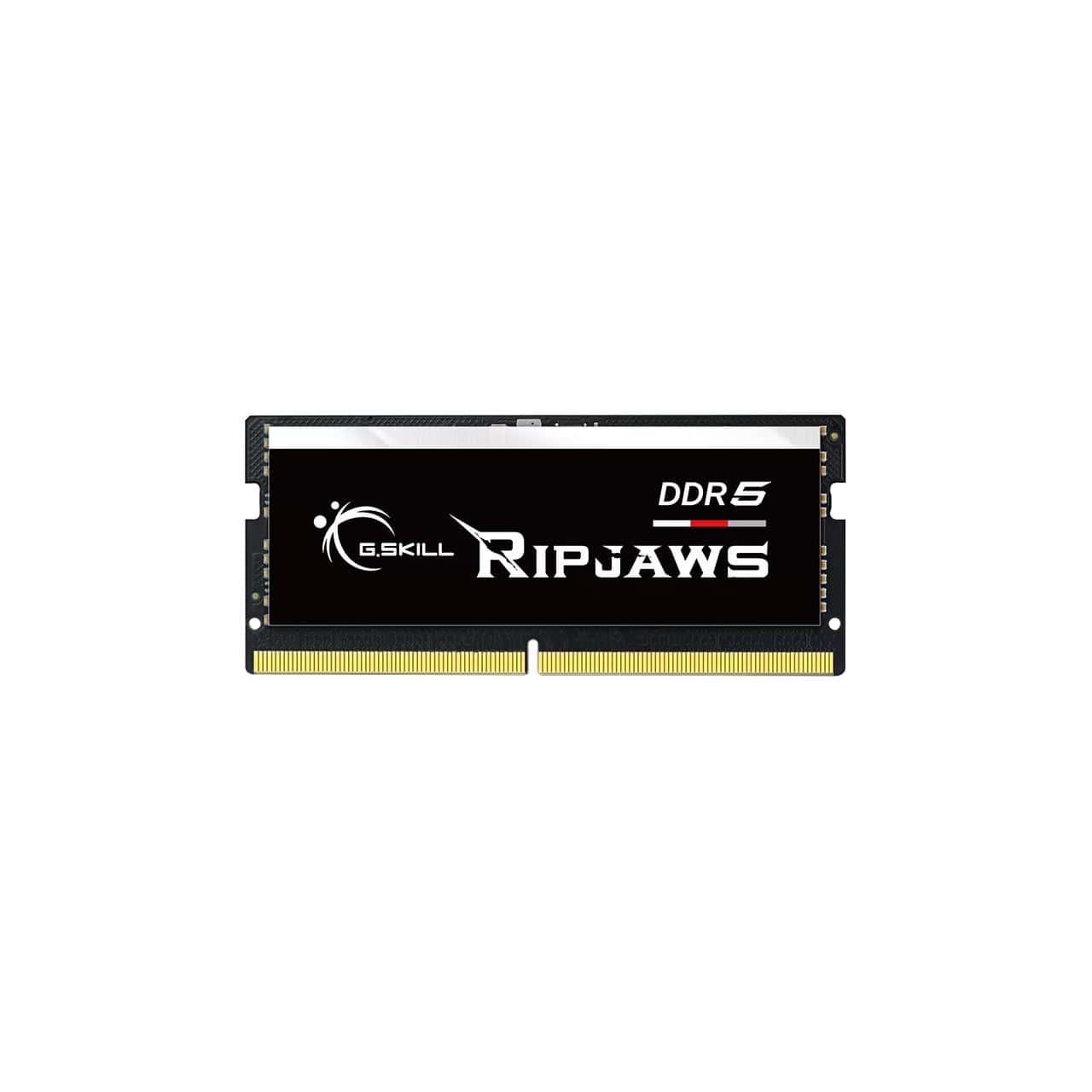 G.Skill RAM Ripjaws - 32 GB - DDR5 4800 SO-DIMM CL38 (F5-4800S3838A32GX1-RS) thumbnail