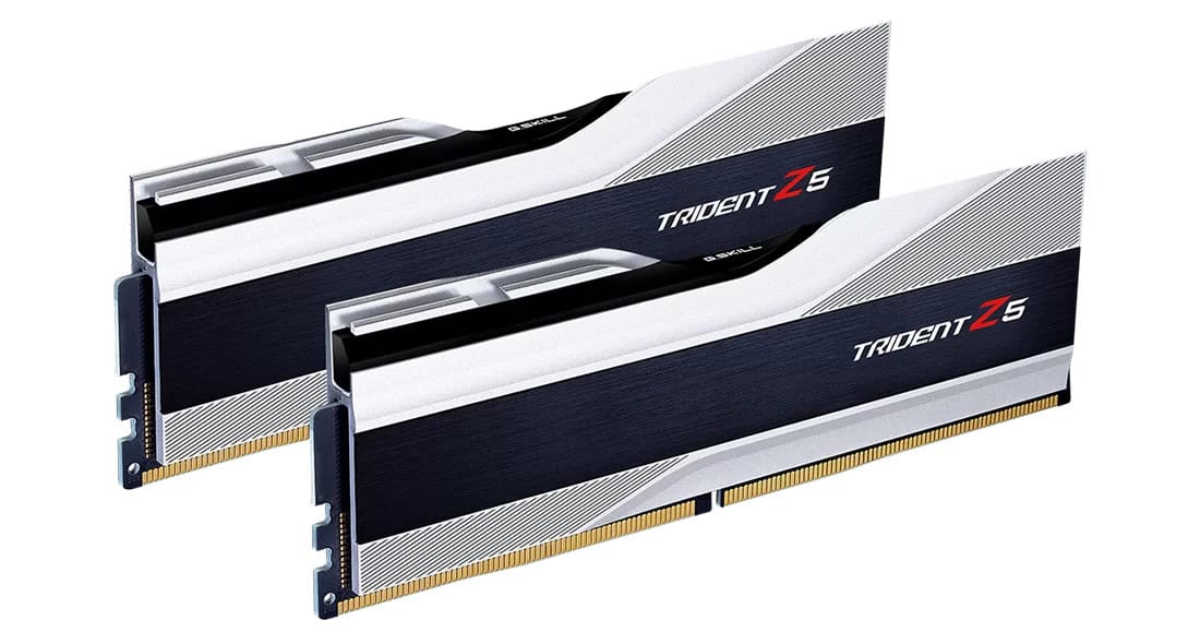 G.Skill RAM Trident Z5 - 32 GB (2 x 16 GB Kit) - DDR5 5600 UDIMM CL36 (F5-5600U3636C16GX2-TZ5S) thumbnail