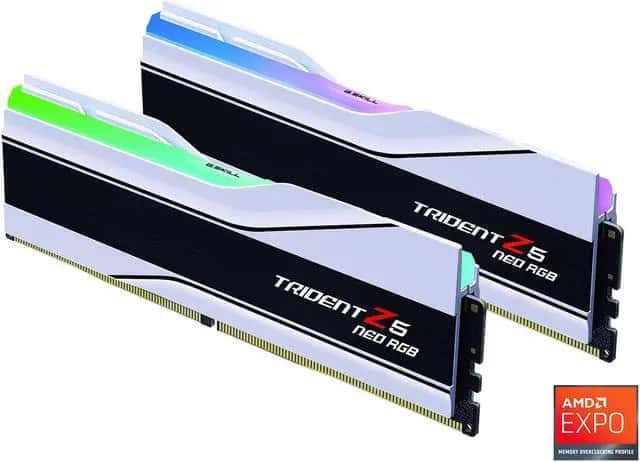 G.Skill Trident Z5 Neo RGB - DDR5 - kit - 32 GB: 2 x 16 GB - DIMM 288-pin / PC5-48000 - unbuffered (F5-6000J2636H16GX2-TZ5NRW) thumbnail