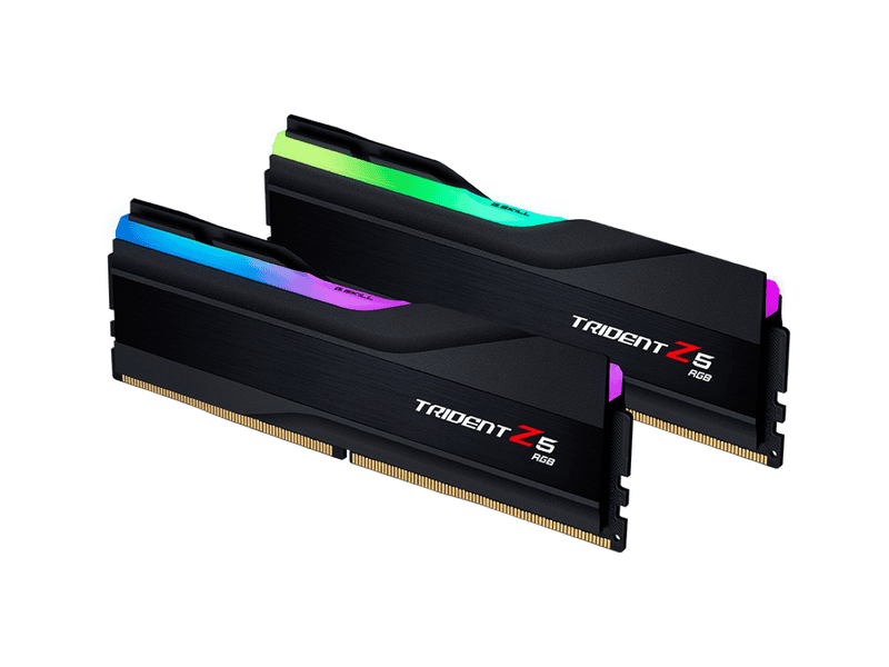 G.Skill RAM Trident Z5 RGB - 48 GB (2 x 24 GB Kit) - DDR5 6400 UDIMM CL40 (F5-6400J4048F24GX2-TZ5RK) thumbnail