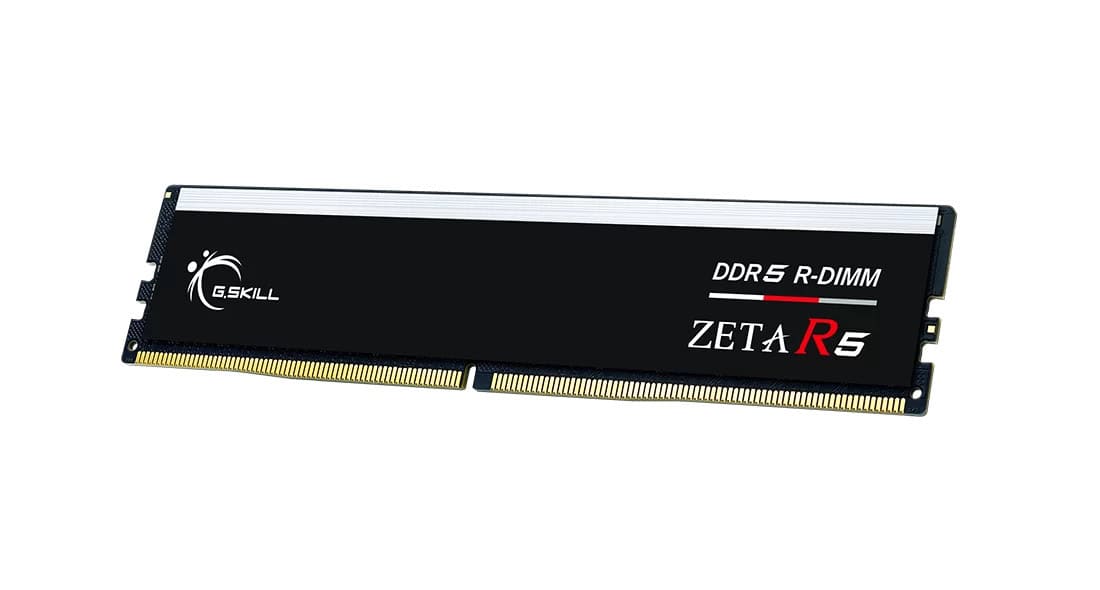 G.Skill RAM Zeta R5 - 64 GB (4 x 16 GB Kit) - DDR5 6400 RDIMM CL32 (F5-6400R3239G16GQ4-ZR5K) thumbnail