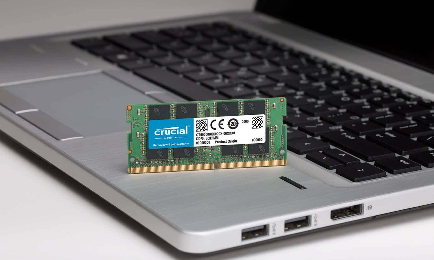 Micron Crucial RAM memory - 32GB - DDR4-3200 SODIMM CL22 (CT32G4SFD832AT) thumbnail