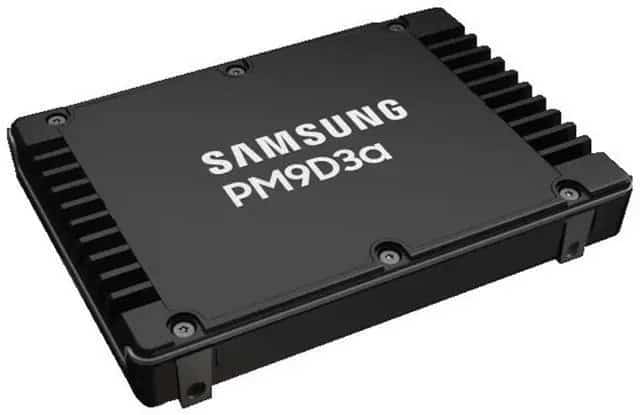 Samsung Semiconductor SSD PM9D3a MZ3L63T8HFLT - 3.84 TB - E3.S - PCIe 5.0 x4 NVMe - BULK (MZ3L63T8HFLT-00AW7) thumbnail