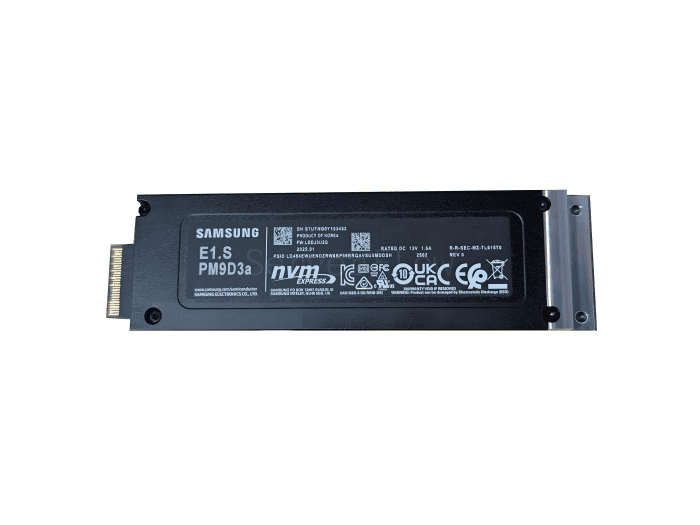 Samsung SSD PM9D3a - 1.92 TB - E1.S - PCIe 5.0 x4 NVMe - BULK (MZTL61T9HFJA-00AW7) thumbnail