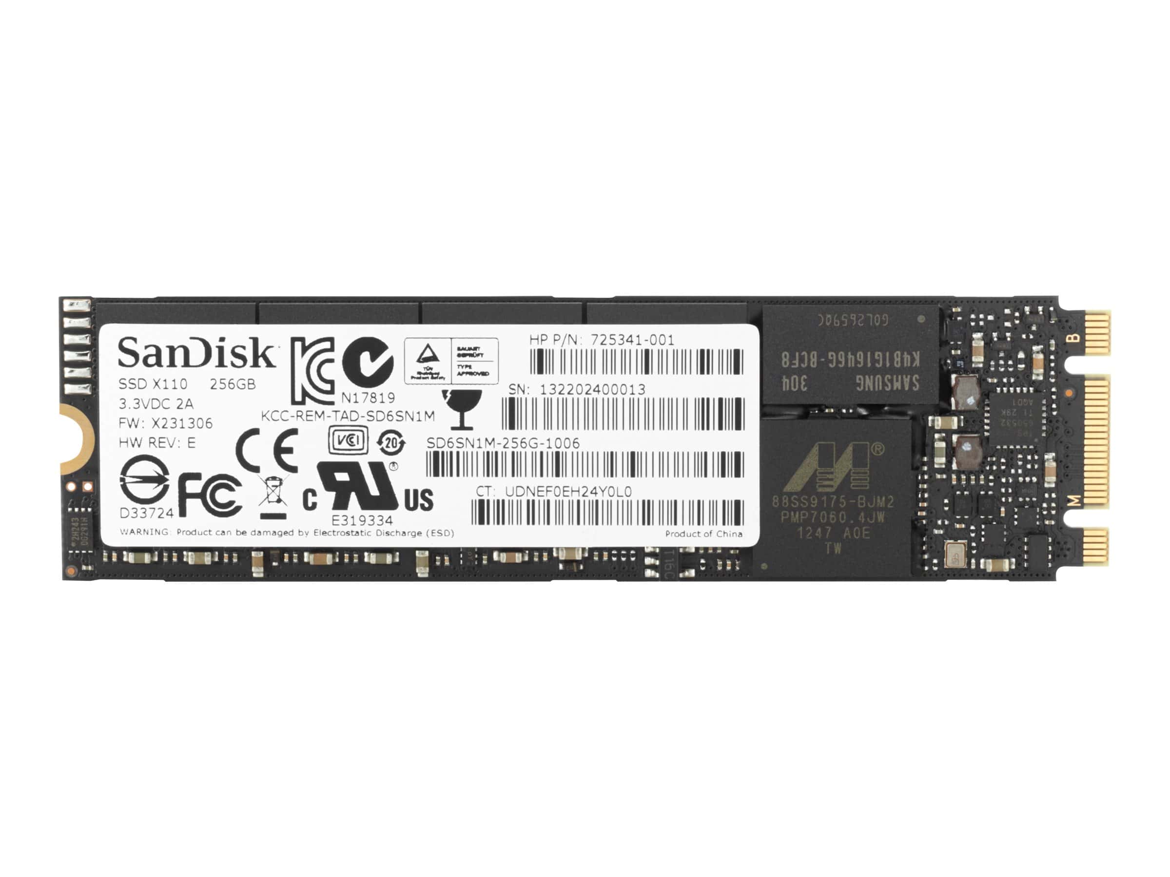 HP SPS-SSD 256GB SATA-3 (725341-001) thumbnail