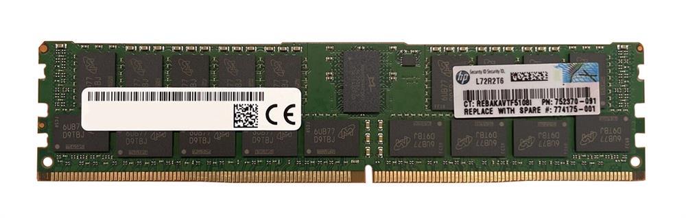 HP SPS-MEMORY DIMM 32GB 2RX4 PC4- (774175-001-MOQ-24) thumbnail