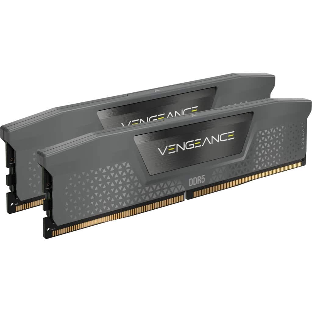 Corsair VENGEANCE RGB DDR5 6000MT/s 32GB - GREY DIMM / 2x16GB / DDR5 / 1.35V / AMD EXPO & Intel XMP (CMH32GX5M2D6000Z38) thumbnail
