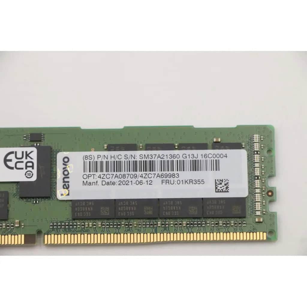 LENOVO 32GB (1*32GB) 2RX4 PC4-23400Y-R DDR4-2933MHZ RDIMM (T2) (01KR355-T2) thumbnail