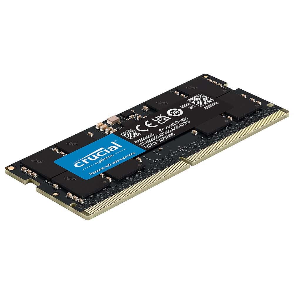Micron 16 GB DDR5-RAM SO DIMM PC4800 Crucial Basic CL40 CB16GS4800 (CB16GS4800) (CB16GS4800) thumbnail