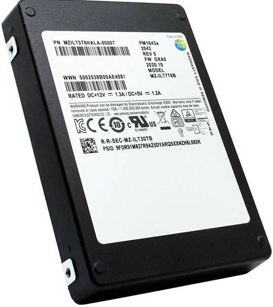 HP Generation 8 P20835-001 3.84TB 1 DWPD SAS 12Gb/s 3D TLC 2.5in SSD (MZILT3T8HBLS-HP_HPG8_NB_15) thumbnail