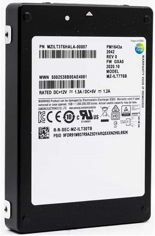 HP Generation 8 P19907-K21 3.84TB 1 DWPD SAS 12Gb/s 3D TLC 2.5in Refurbished SSD (MZILT3T8HBLS-HP_HPG8_SR_11) thumbnail