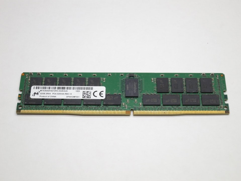Dell MTA36ASF4G72PZ-2G6E1 Micron 32 GB DDR4 PC4-21300V 2666MHZ Server (MTA36ASF4G72PZ) thumbnail