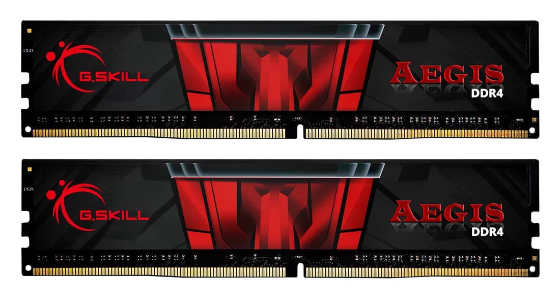 G.Skill Aegis 16GB (2x 8GB) Kit DDR4 2133 MHz (F4-2133C15D-16GIS) thumbnail