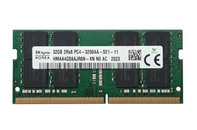 Hynix 32GB DDR4 PC4-25600 3200MHz SO-DIMM 260-pin 2Rx8 (HMAA4GS6AJR8N-R4) thumbnail