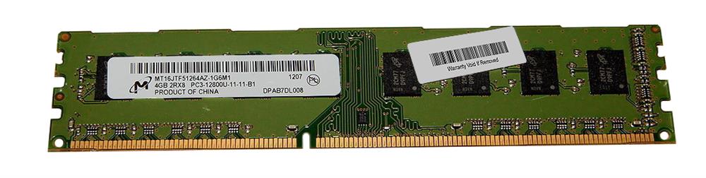 Micron MT16JTF51264AZ-1G4H1 Memory Module (MT16JTF51264AZ) thumbnail