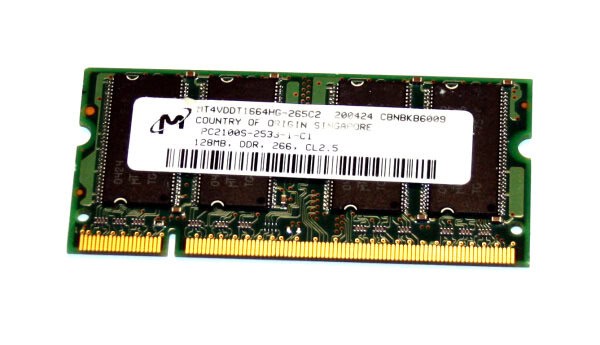 Micron MT8VDDT1664HDG-265B3 Laptop Memory Module (MT8VDDT1664HDG) thumbnail