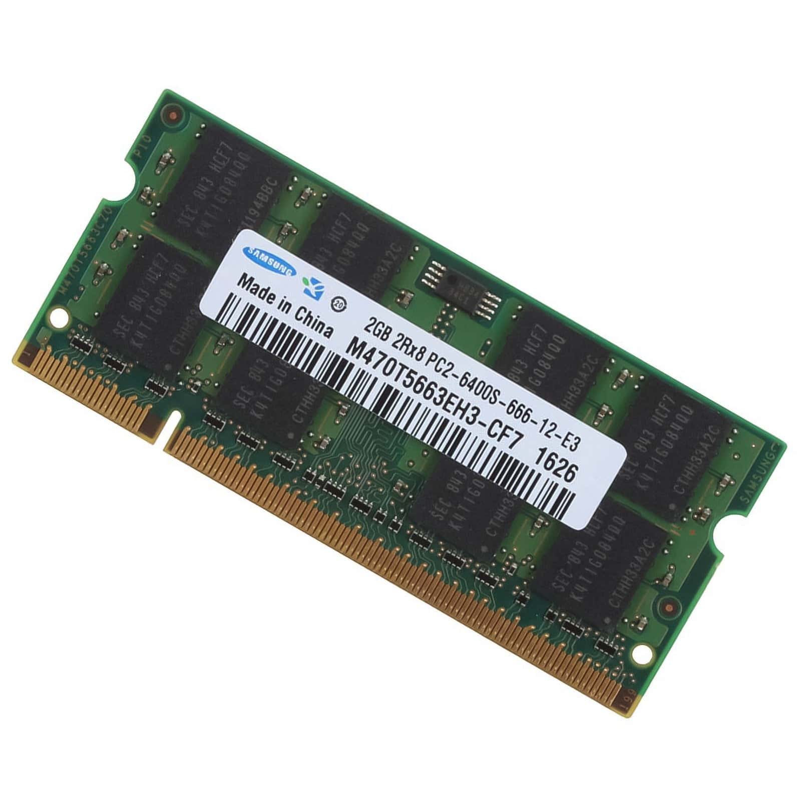 Samsung M470T5663EH3-CF7 (Dell TX760) 2GB Memory Module (M470T5663EH3) thumbnail